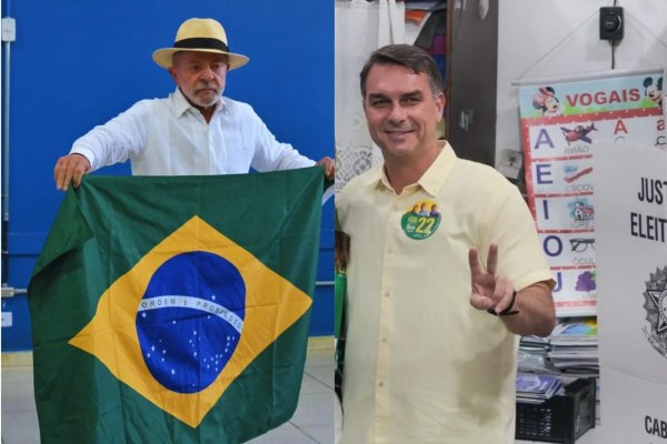 [Principais candidatos à Presidência da República, Lula e Flávio Bolsonaro votam em SP e RJ]