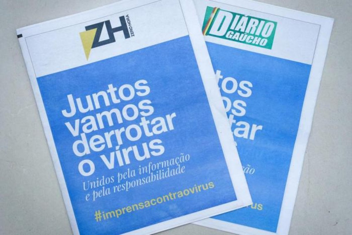 Jornais brasileiros unificam capas para destacar papel da imprensa em meio a Covid-19