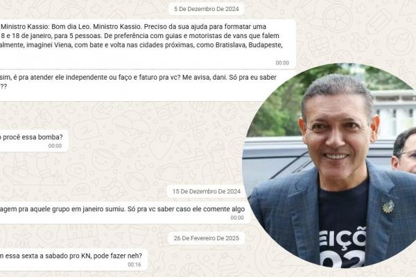 [Kassio estuda estender período de impedimento no caso Master após mensagens sugerirem favores de Vorcaro]