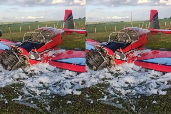 [ Vídeo: avião cai após decolagem em São Paulo e deixa dois mortos]