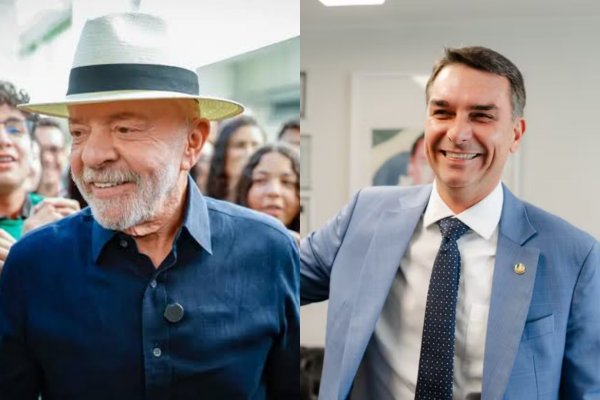 [Vox Brasil: Lula marca 51% e Flávio 49% dos votos válidos em 2° turno; levantamento aponta empate técnico]