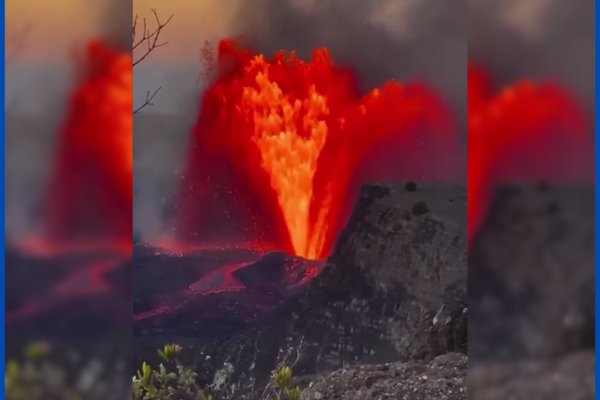 [Vídeo: vulcão no Havaí registra fontes de lava de até 220 metros]