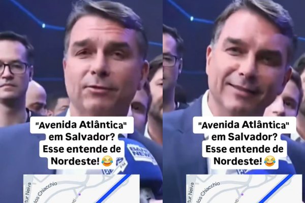 [Vídeo: Após título de cidadão soteropolitano, Flávio Bolsonaro erra nome da Av. Ocêanica]