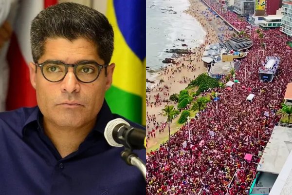 [Vídeo: ACM Neto é alvo de protestos em manifestação pró-Lula]