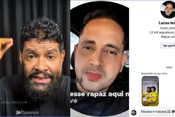 [Vídeo: Humorista Samuel Belmonte denuncia ofensas racistas contra ele e a esposa]