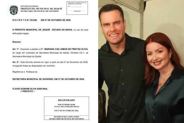 [Primeira-dama de Jequié é exonerada após compartilhar ofensas a eleitores de Lula]