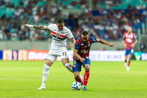 [Bahia busca reação contra São Paulo para se aproximar do G-4]