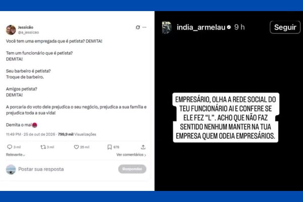 [Políticos e influenciadores incentivam demissão e boicote a eleitores de Lula]