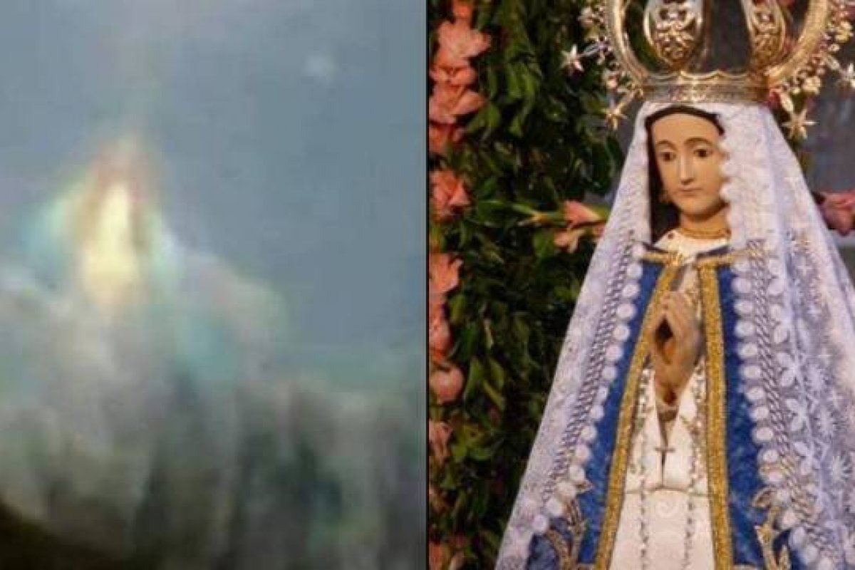 Fenômeno no céu chama atenção por semelhança com mãe de Jesus Cristo