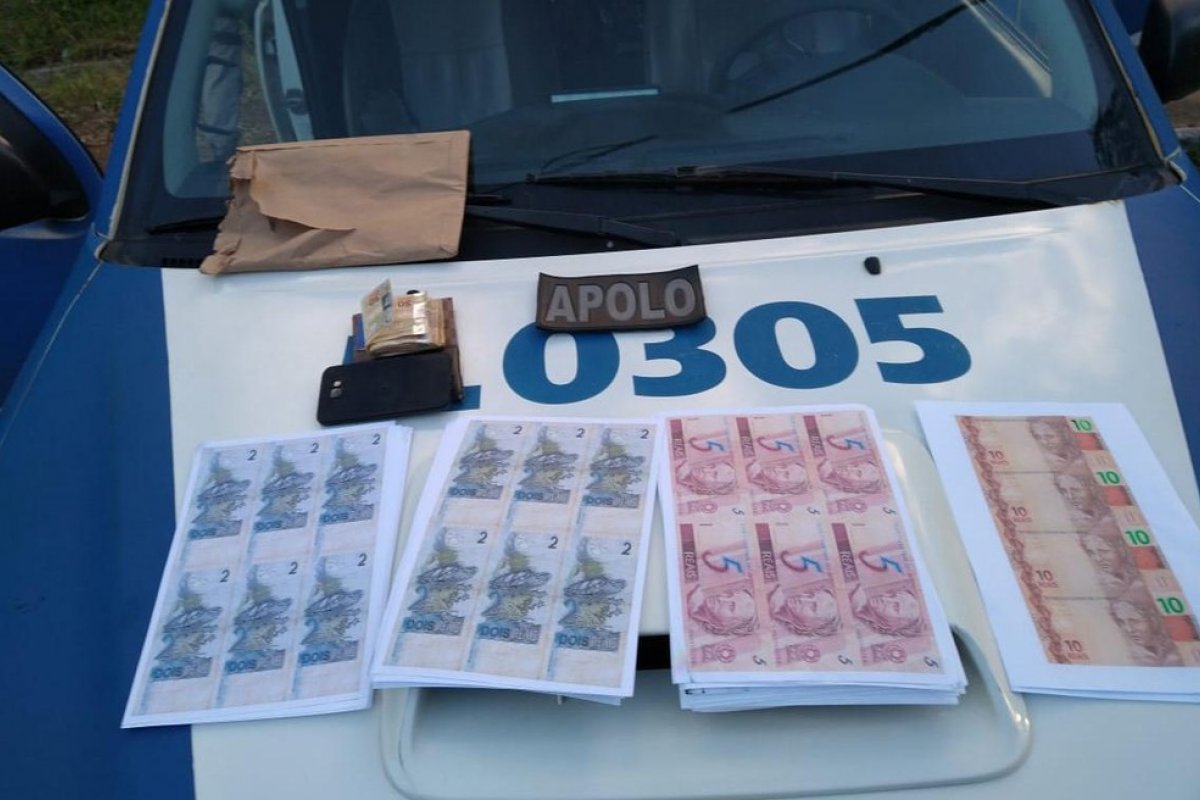 Homem é preso com dinheiro falso em blitz no bairro de Cajazeiras