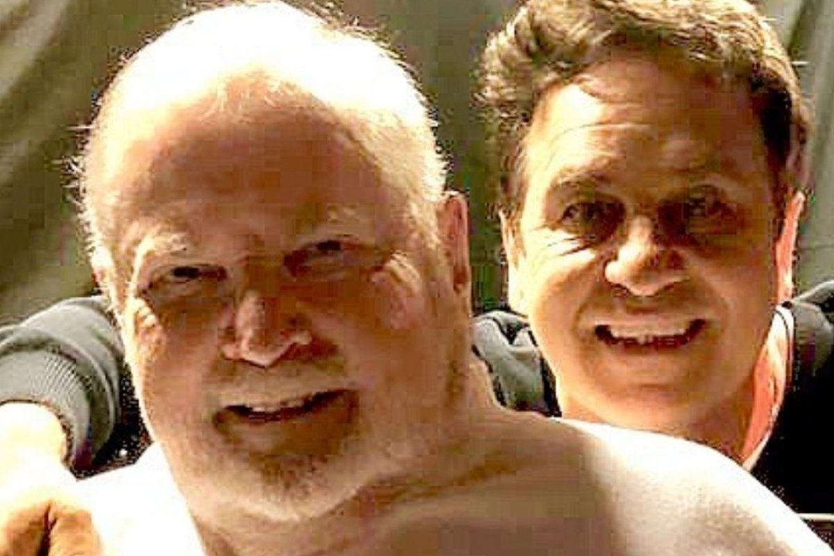 Aos 81 anos, Jô Soares reaparece em foto com Marcos Frota