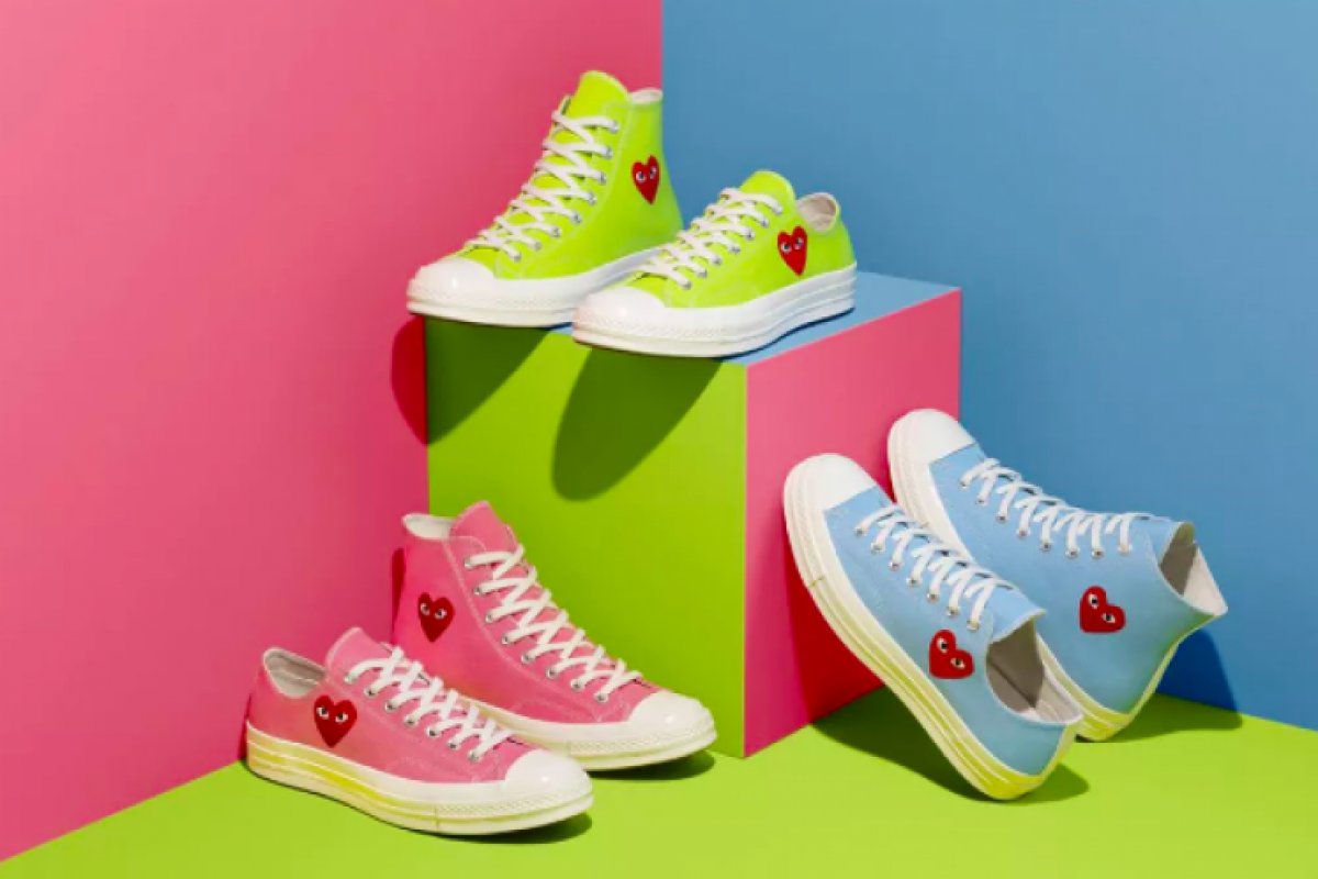 Em parceria com a Converse, Comme des Garçons lança coleção de sneackers