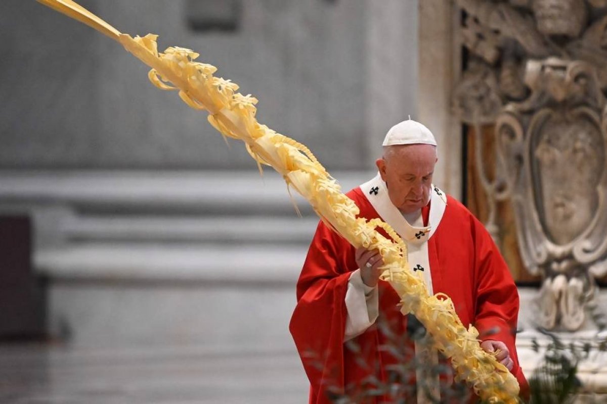 Papa inicia Semana Santa com celebração sem presença de fiéis