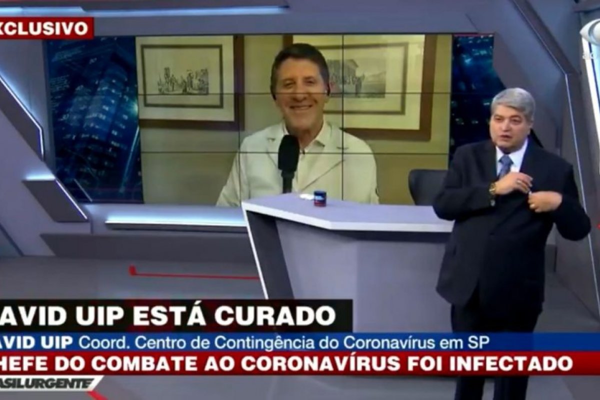 Veja vídeo: David Uip não reponde se usou hidroxicloroquina no tratamento da doença