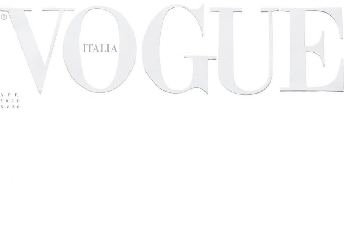 Pela primeira vez em mais de cem anos, Vogue Itália terá capa em branco