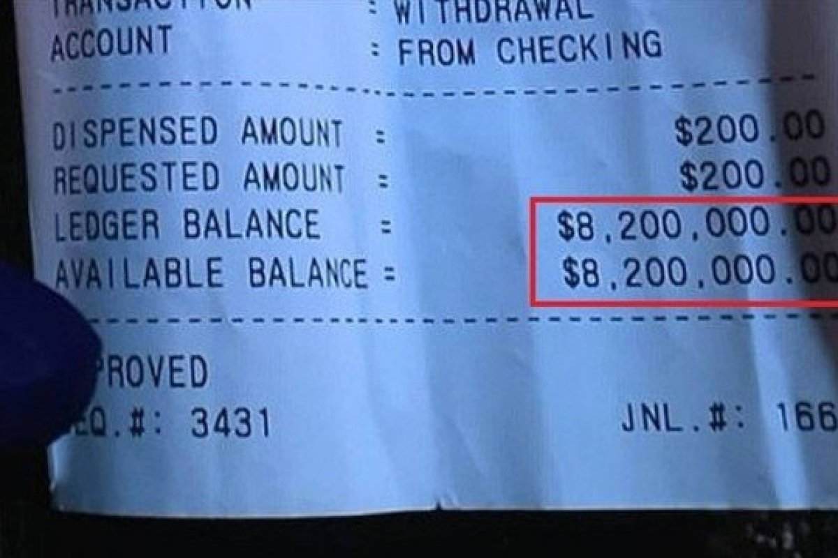 Americano vai verificar recebimento de benefício social e descobre R$ 43 milhões na conta