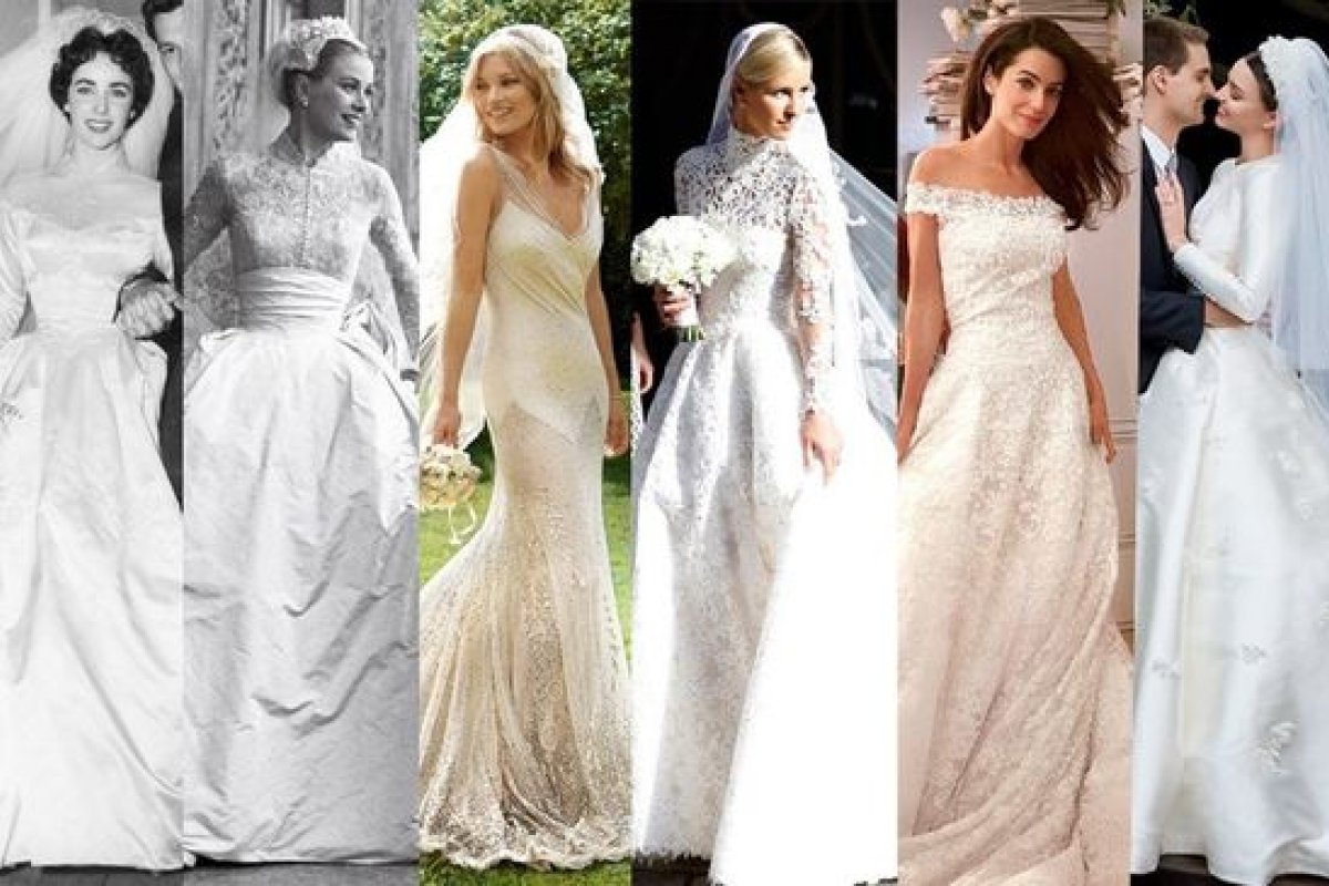 Relembre os vestidos de noiva mais icônicos da história