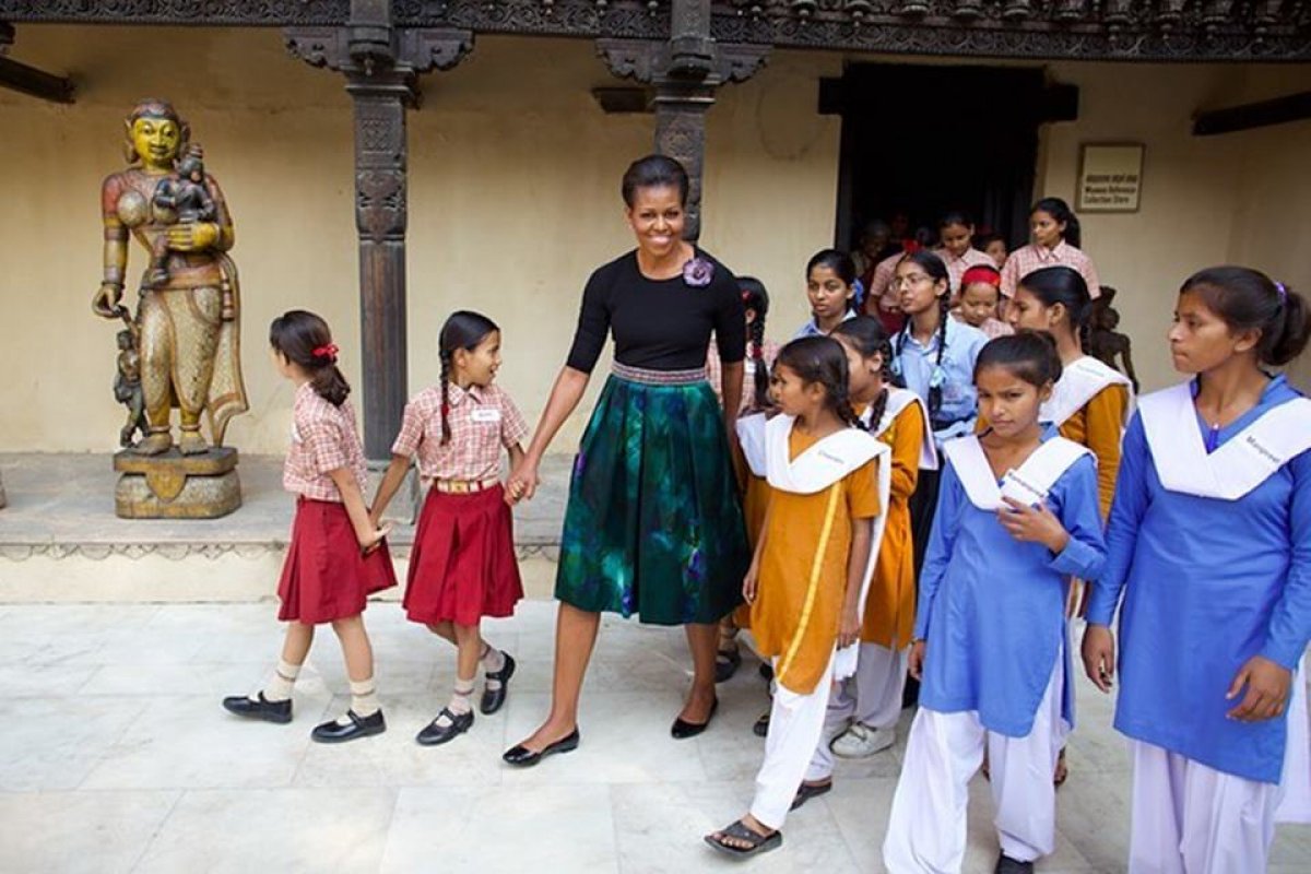 Michelle Obama faz lives para crianças