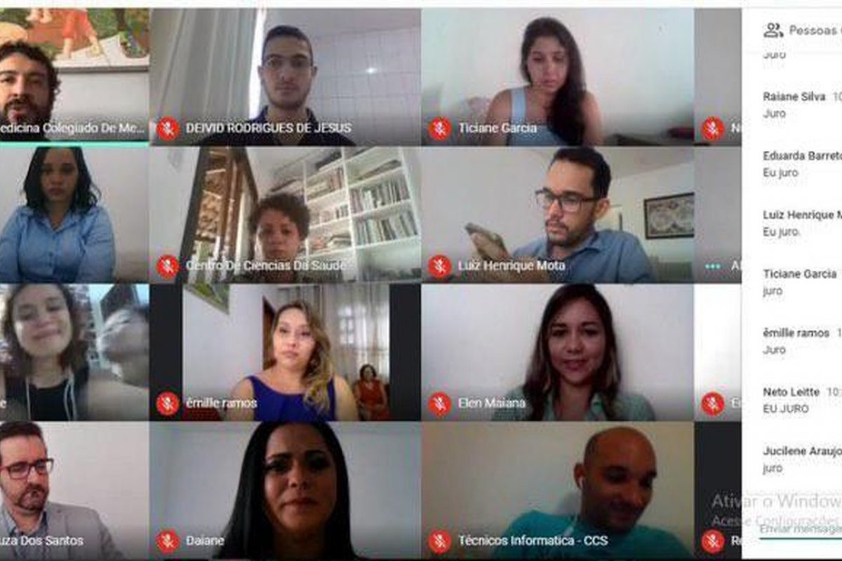UFRB faz colação de grau virtual para alunos do curso de medicina