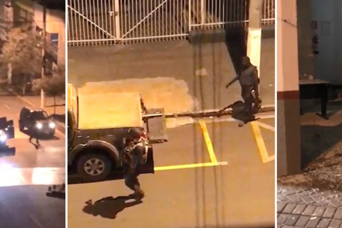 Enfermeiro é surpreendido por ladrão enquanto fazia live de roubo a um banco