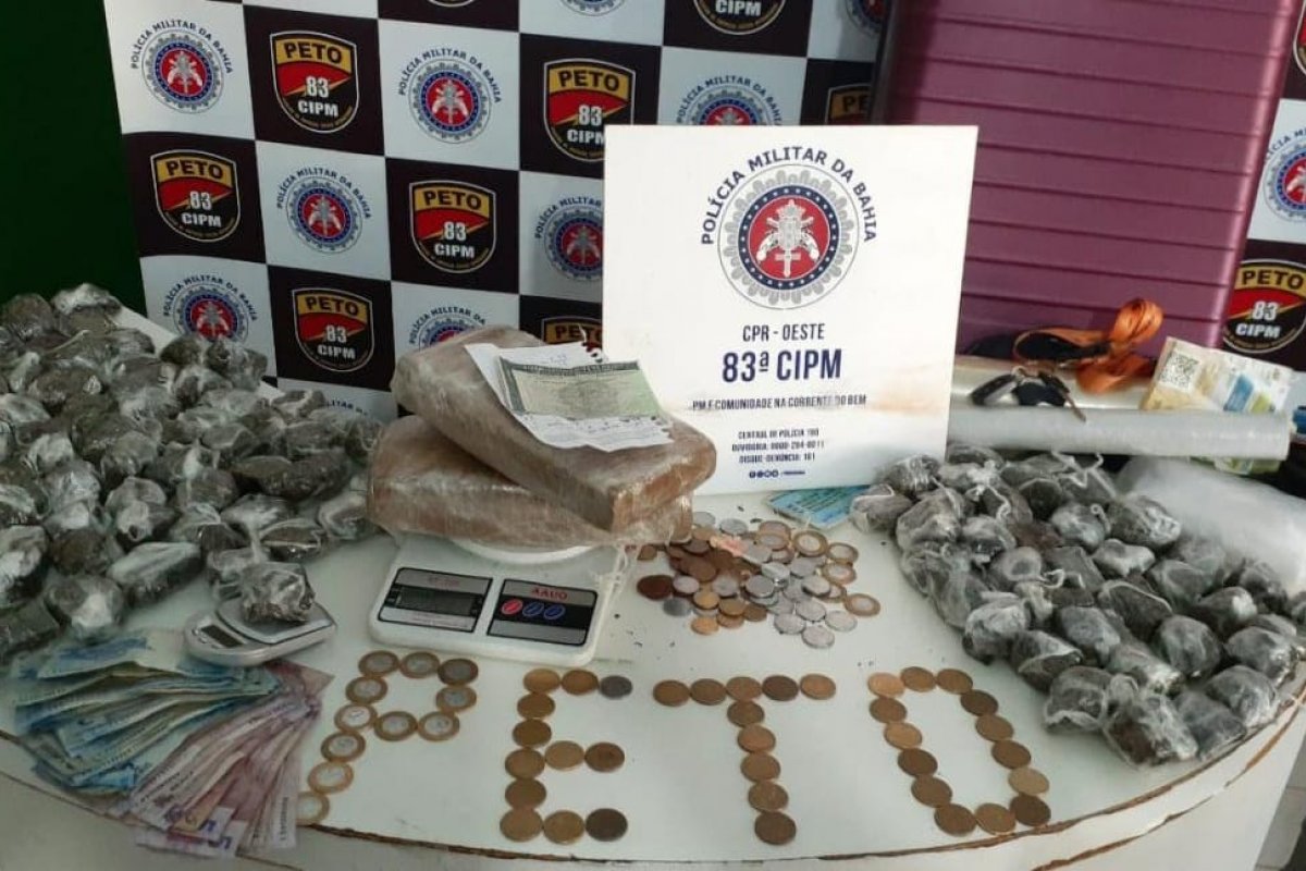 Duas pessoas são presas com cinco quilos de maconha no oeste da Bahia