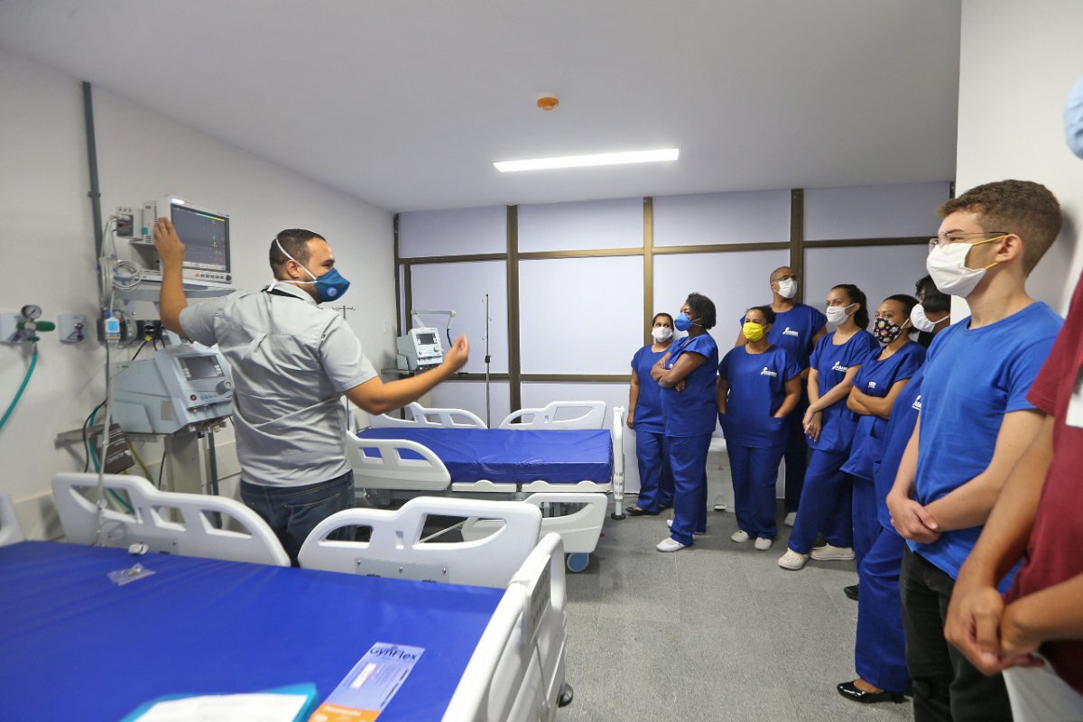 Centro de Tratamento da Covid-19 no Hospital Santa Clara deve iniciar funcionamento neste sábado (9)