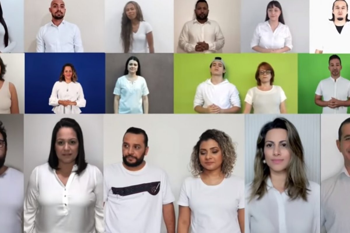 Grupo recria clássico 'We Are The World' voltado para o público com deficiência auditiva