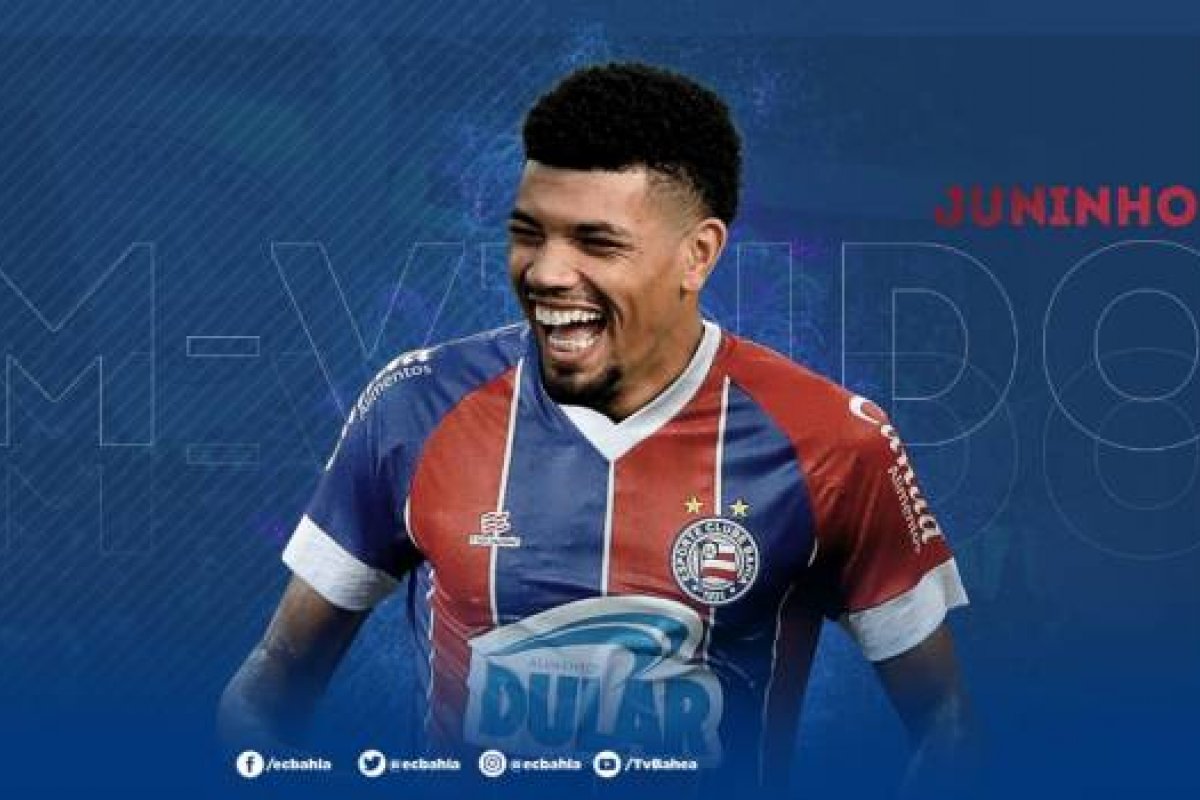 Bahia anuncia oficialmente a contratação do zagueiro Juninho