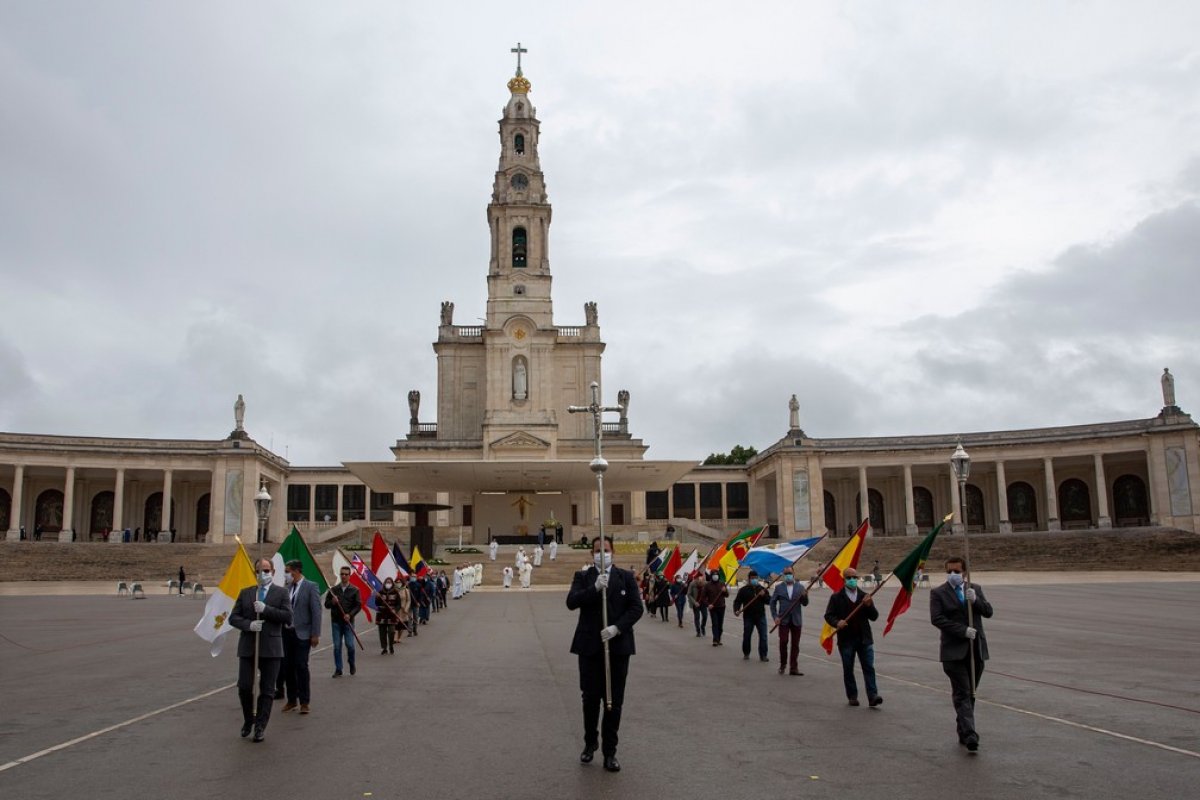Dia de Nossa Senhora de Fátima é celebrado sem fieis em Santuário pela primeira vez em 103 anos