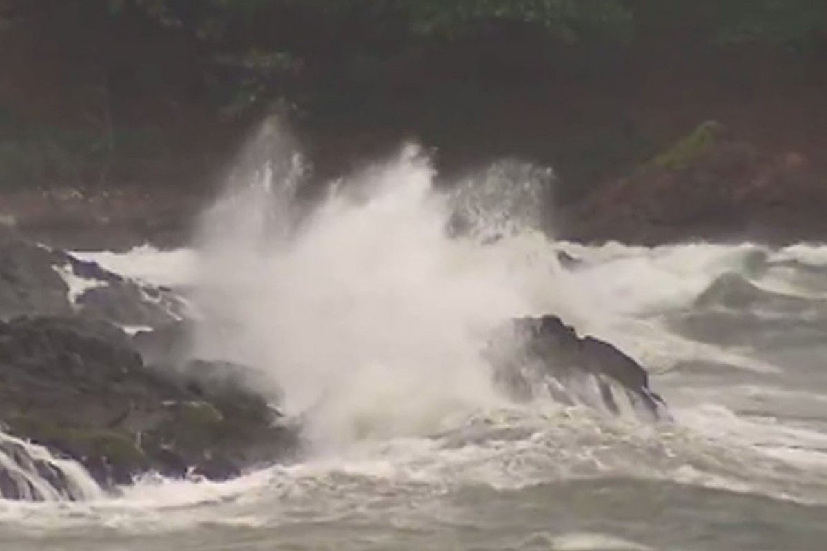 Marinha emite alerta de mau tempo para sul da Bahia