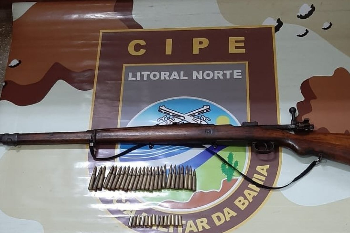 Fuzil de fabricação alemã é apreendido no interior da Bahia