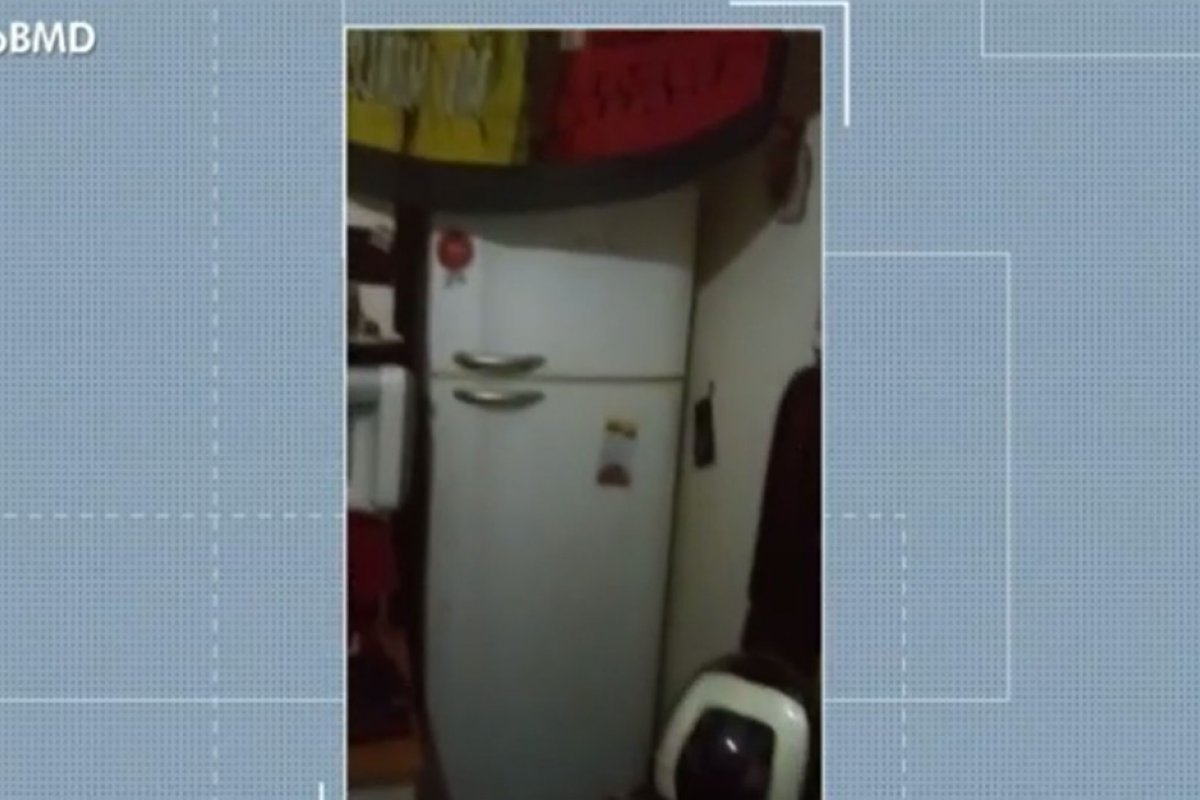 Geladeira utilizada como rota de fuga por criminosos é descoberta pela polícia na Bahia