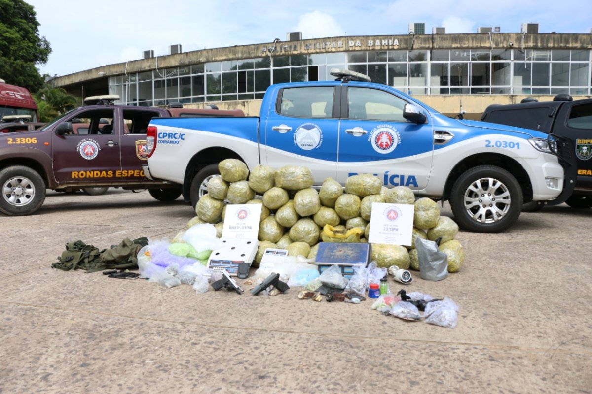 Megaoperação prende seis pessoas e apreende 100 kg de maconha