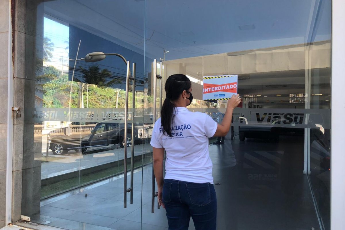 Covid-19: Concessionária de veículos é interditada por descumprimento de medidas