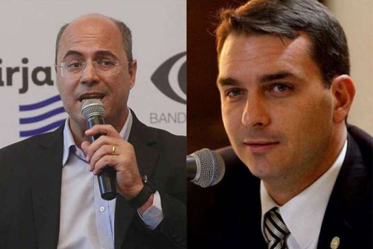 "Abra seus sigilos bancário e telefônico e deixe que investiguem sua rachadinha", diz Witzel à Flávio Bolsonaro