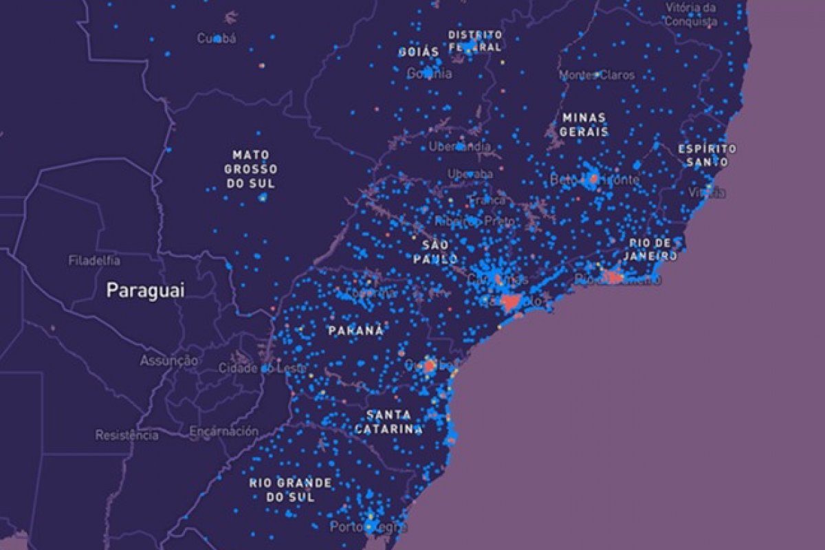 Plataforma mostra os riscos de pegar coronavírus por rua e bairro no Brasil