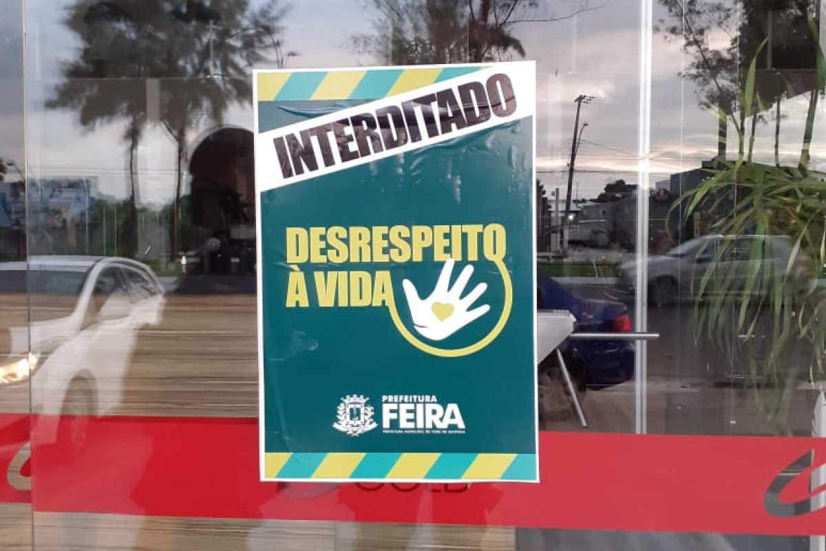 Prefeitura de Feira fecha 227 estabelecimentos por irregularidades e pode cassar alvarás