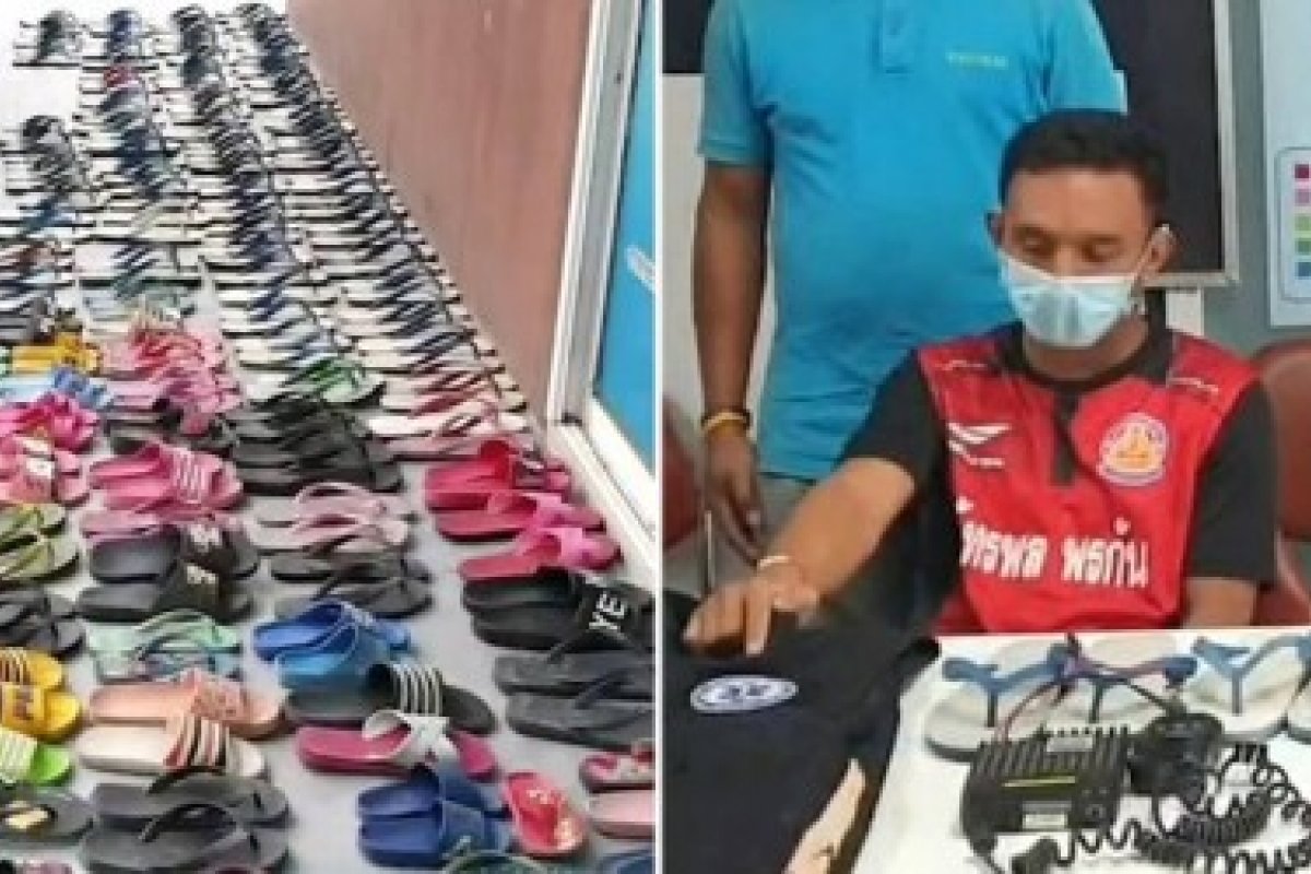Homem é preso após roubar pares de chinelo para realizar fetiche sexual