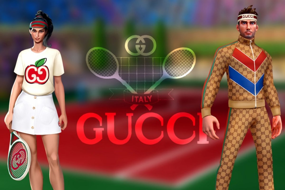 Gucci anuncia parceria com o jogo Tennis Clash
