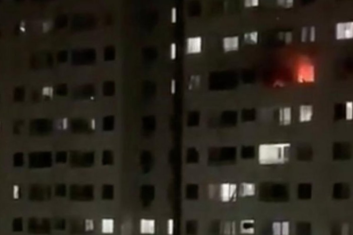 Veja Vídeo: Apartamento pega fogo em Salvador