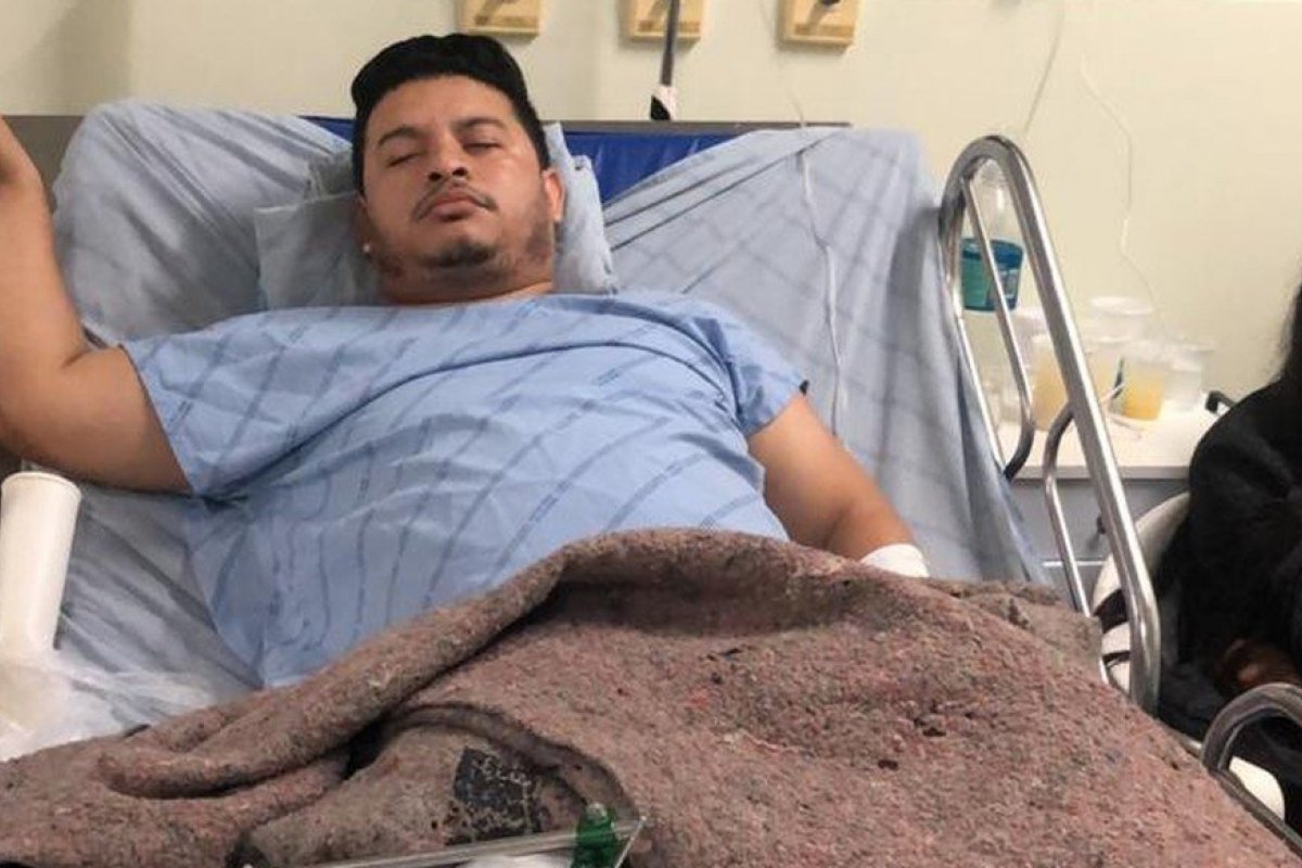 Sanfoneiro baleado em ação policial recebe alta 