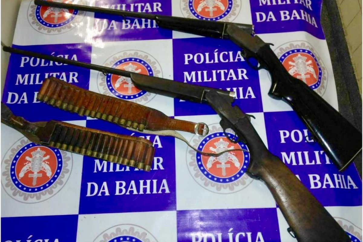 Armas e munições são apreendidas em Paulo Afonso