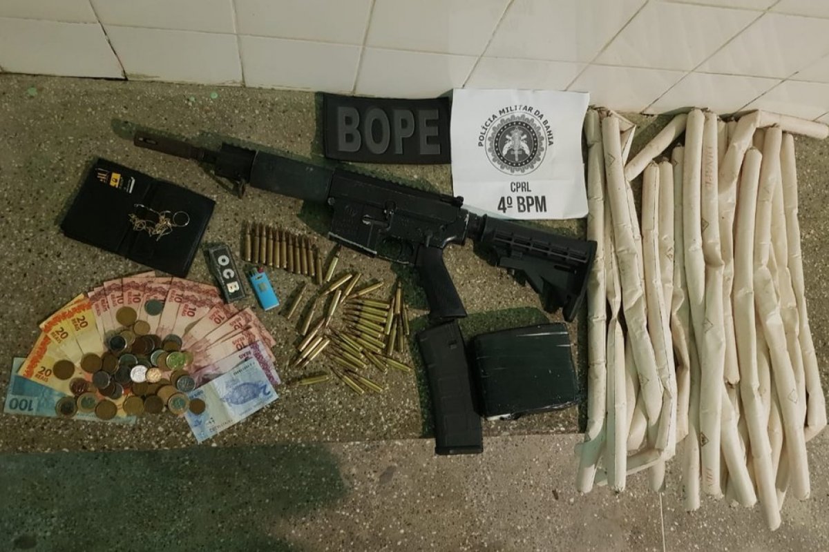 Suspeito de roubos a bancos e tráfico de drogas é morto na Bahia