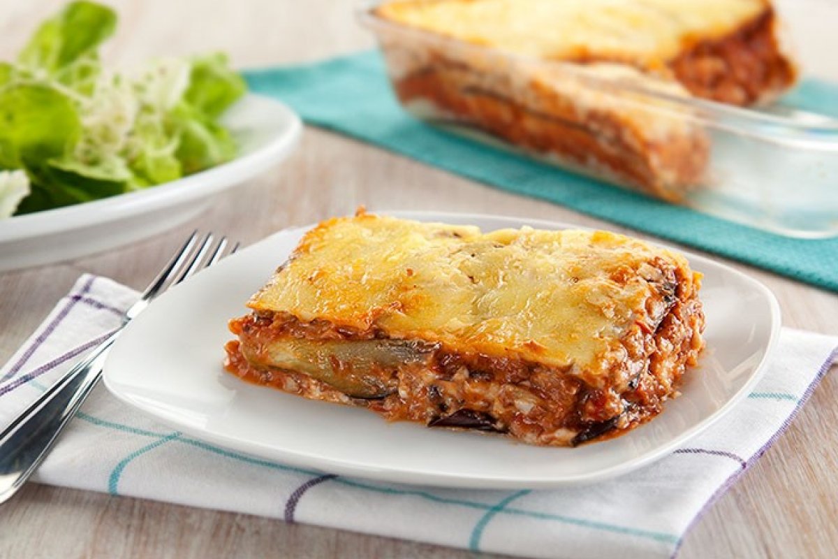 Lasanha de beringela para o almoço do fim de semana