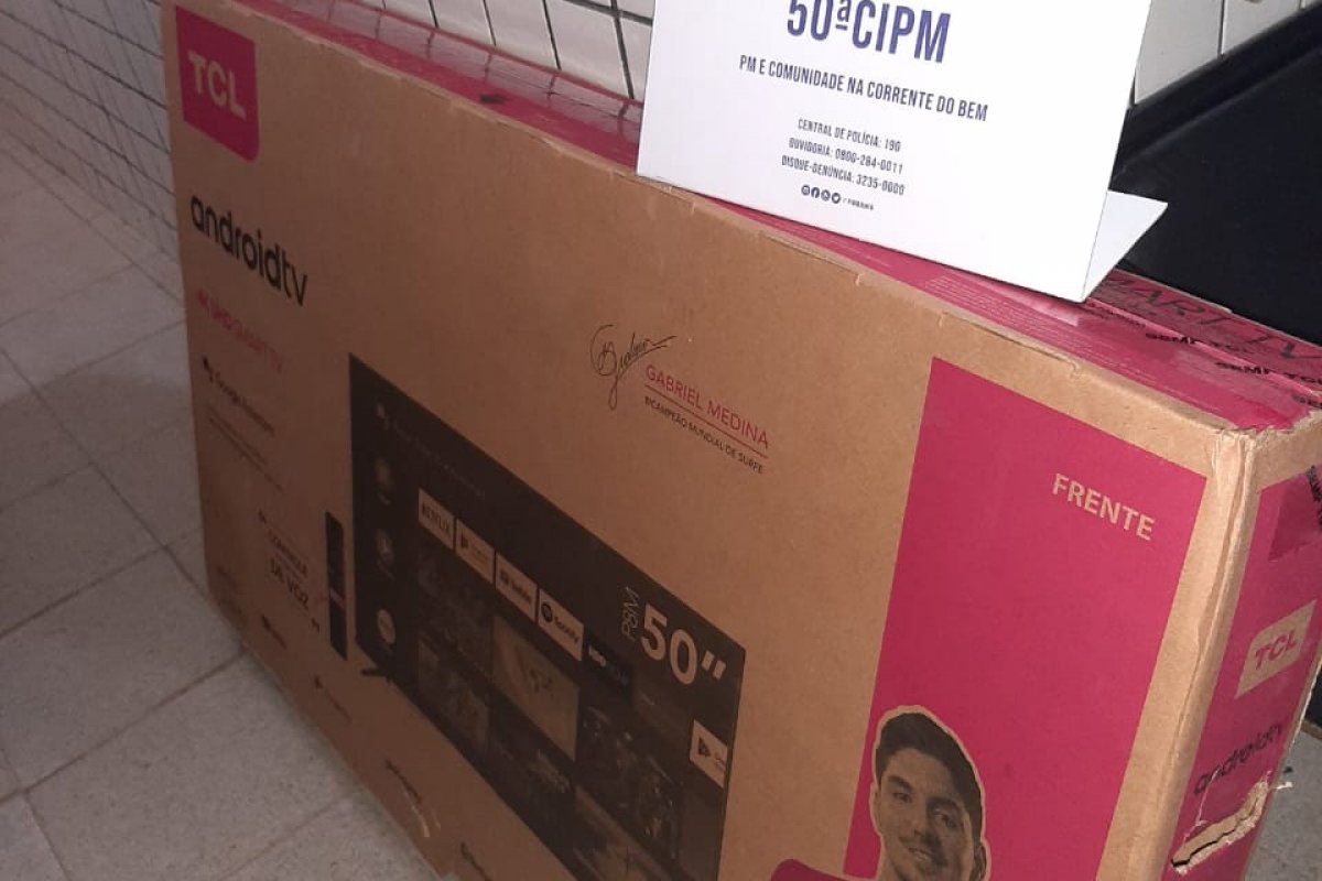 Polícia recupera TV furtada no bairro de São Rafael, em Salvador