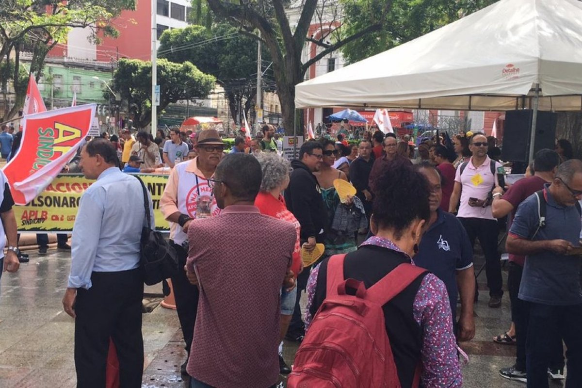 Protesto contra Reforma da Previdência acontece nesta quarta (10), em Salvador