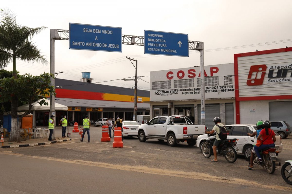 MP-BA recomenda suspensão de barreira sanitária em St. Antônio de Jesus