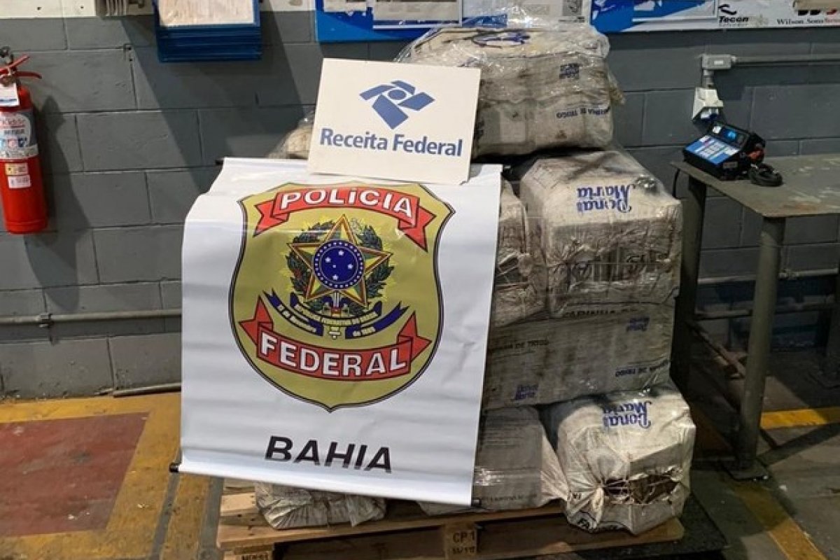 PF apreende mais de 600 Kg de cocaína em carga no Porto de Salvador