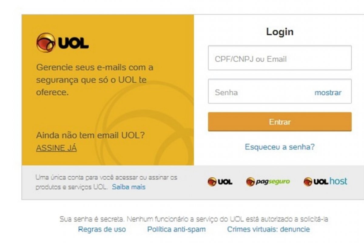 Hacker denuncia grave vulnerabilidade no webmail UOL