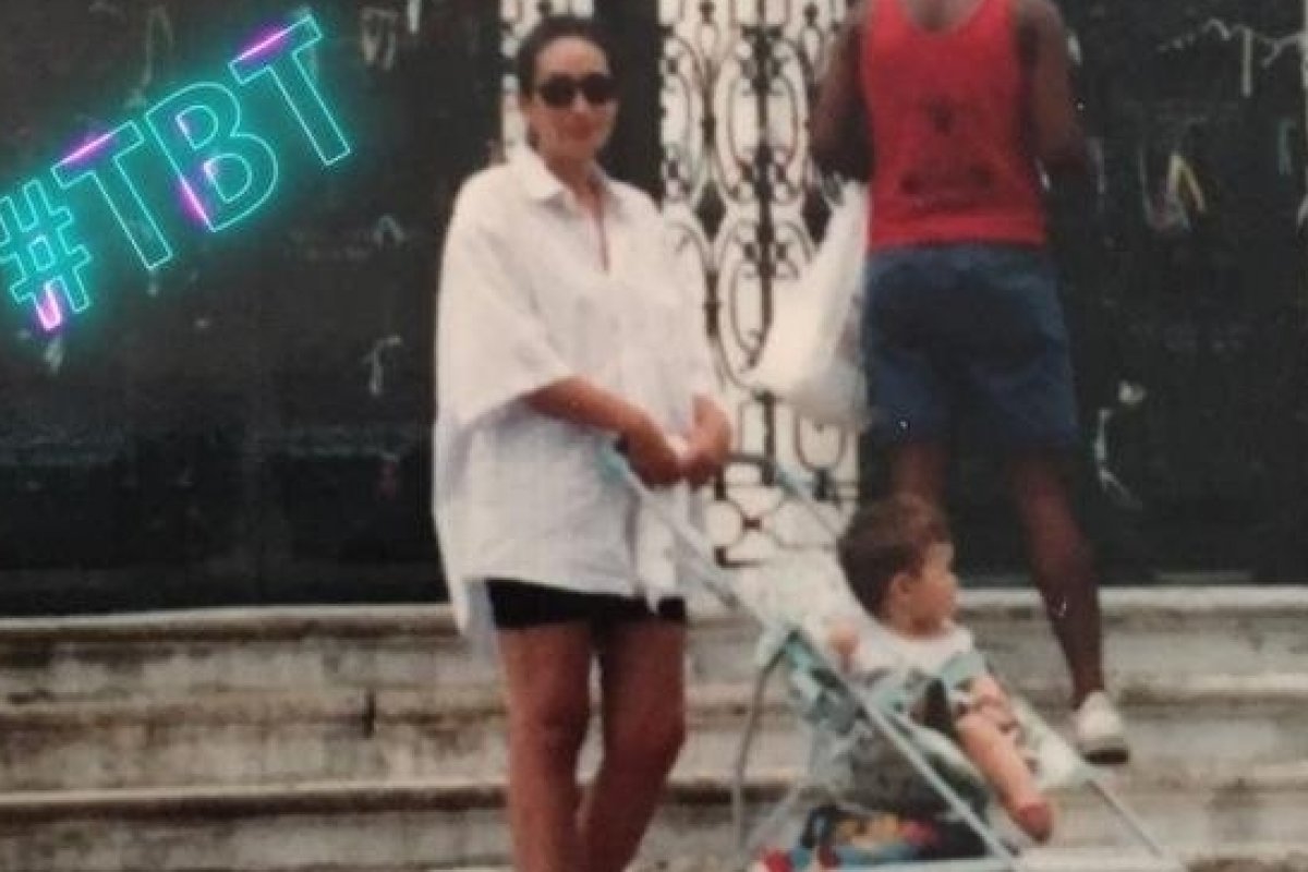 Sonia Abrão relembra viagem em Salvador com o filho recém-nascido